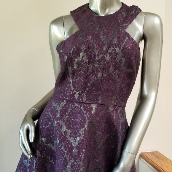 Purple Lace Dress - with Free Gift - Picture 4 of 4